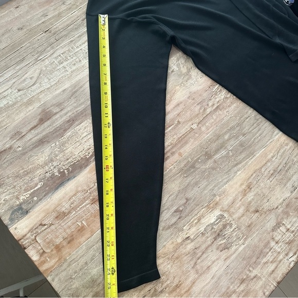 Jhane Barnes 100% Silk Pullover Sweater Medium Black Old Money Luxury READ - Picture 7 of 9